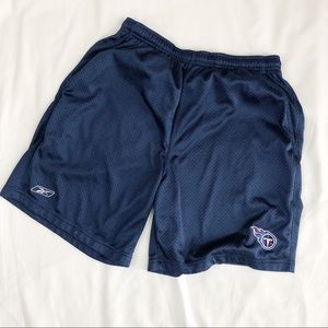 Tennessee Titans Long Mesh Shorts W/ Pockets Sz L